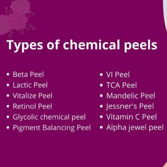 types of chemical peels