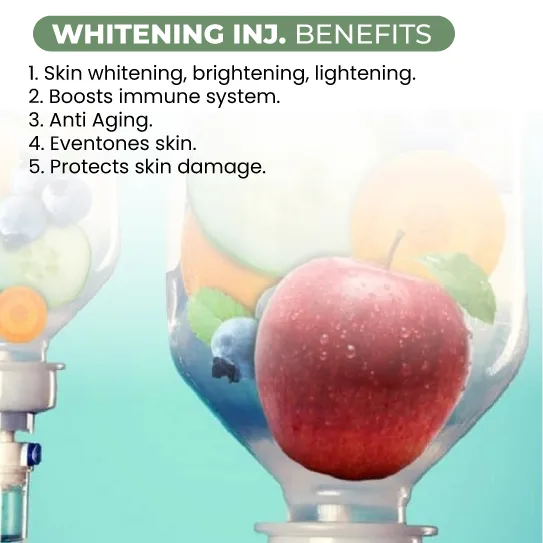 whitening injection benefits