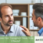 Does Hair Transplant Have Side Effects_ - Featured Image - Dot Clinics Pakistan