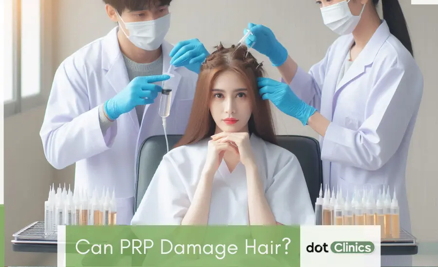 Can PRP damage hair - Featured Image - Dot Clinics Pakistan