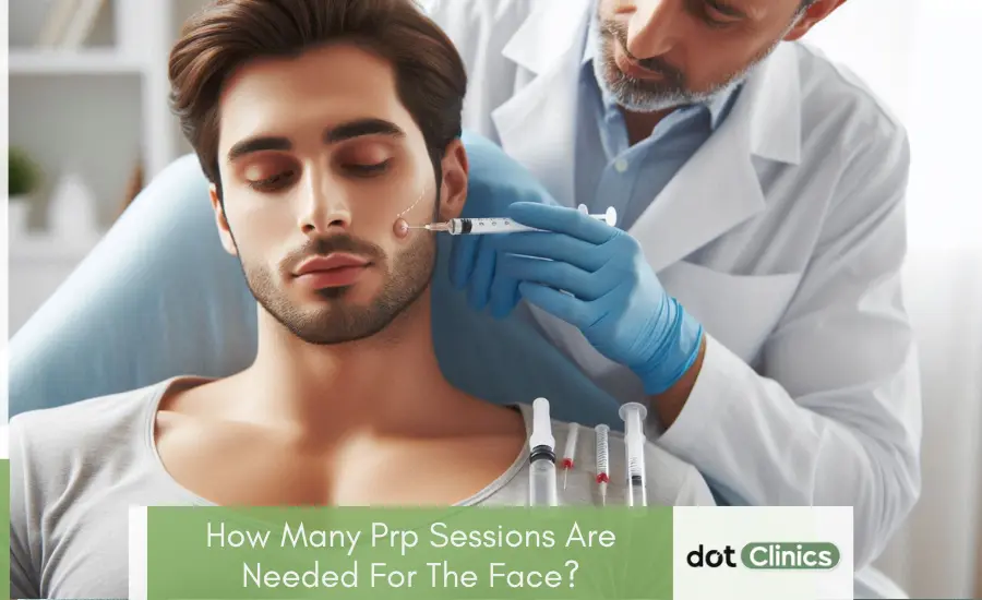 How Many Prp Sessions Are Needed For The Face - Featured Image - Dot Clinics Pakistan